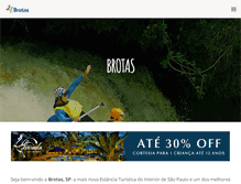 Tablet Screenshot of brotas.com.br